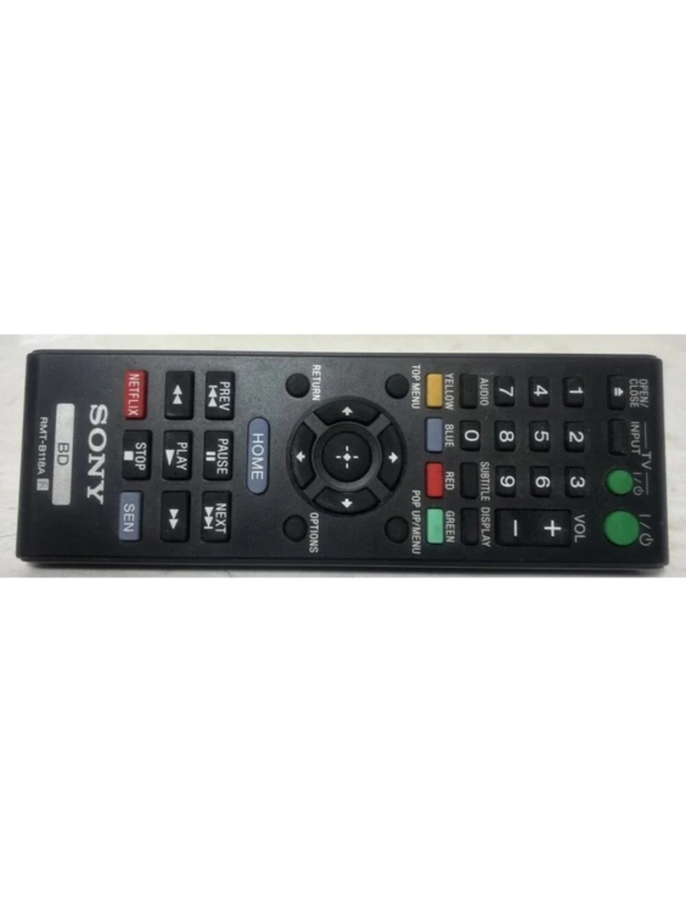 RMT-B118A - Remote fit for SONY Blu-ray Disc DVD BD Player BDP-S590 BDP-BX110